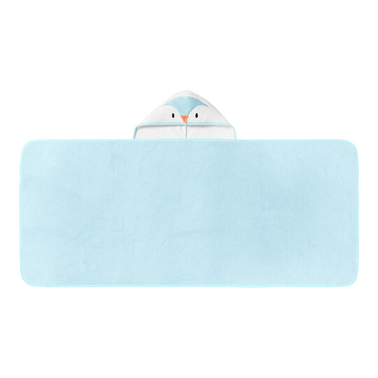 Tommee Tippee Splashtime Hug N Dry Hooded Towel - Blue image number 2